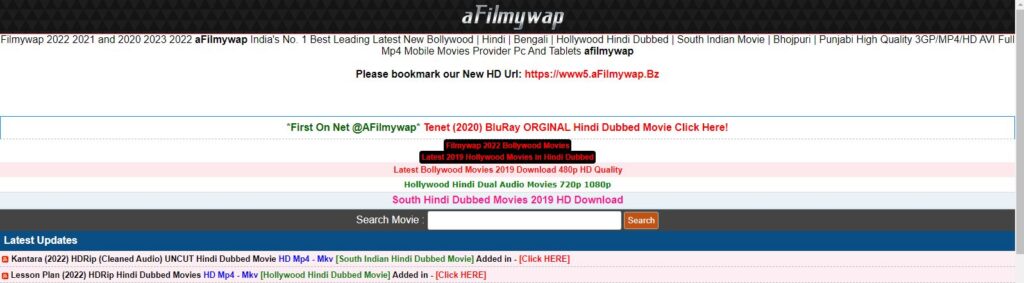 aFilmywap.in - Latest Bollywood, Tamil, Telugu Movies Hindi Dubbed Free Download 