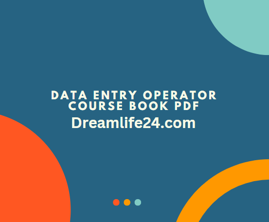 Data Entry Operator Course Book PDF in Download Study Material 
