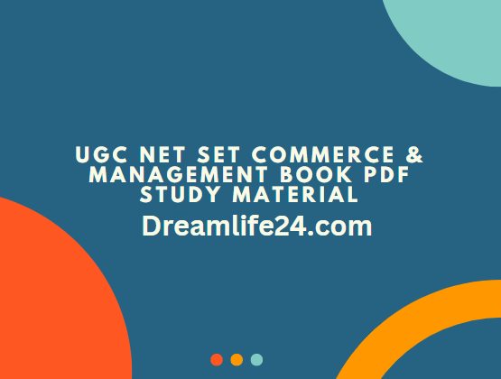 UGC NET SET Commerce & Management Book PDF Study Material