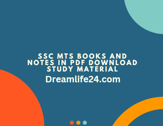 SSC MTS Books and Notes in PDF Download Study Material