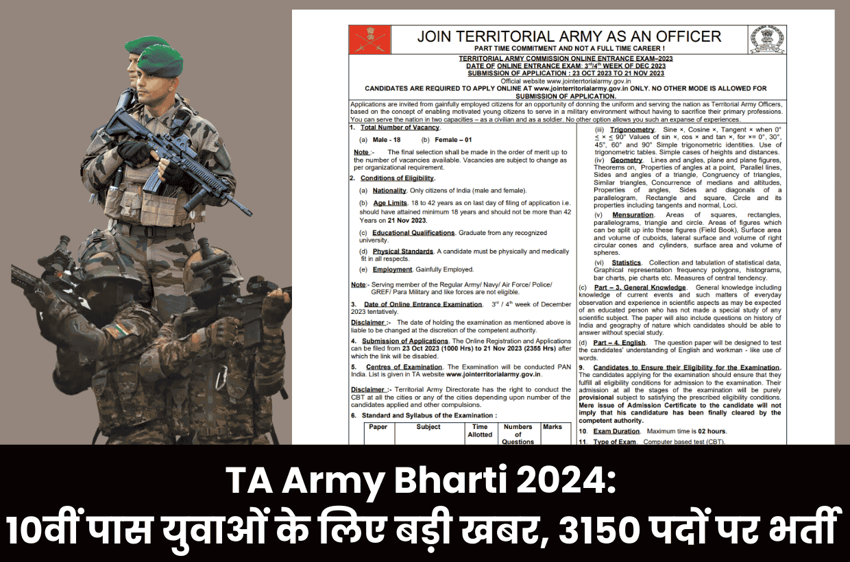 TA Army Bharti